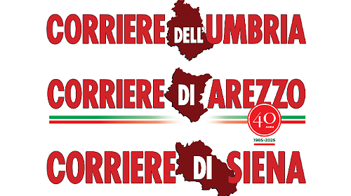 Oggi la testata del Corriere dell'Umbria in rosso per il 25 novembre: un segno per richiamare l’attenzione sulla violenza contro le donne