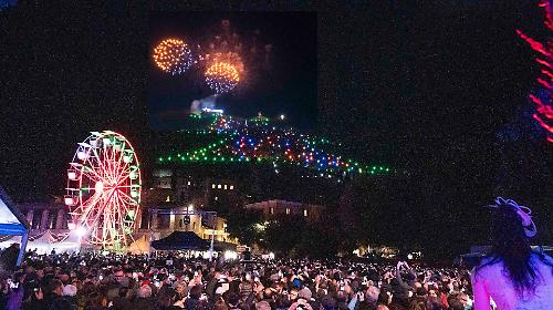 L'Albero dei record di Gubbio torna a irradiare la pace nel mondo