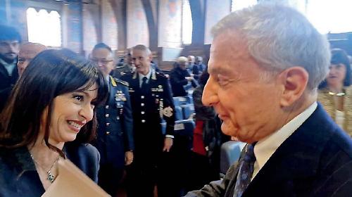 Il presidente Colosimo con la governatrice Proietti