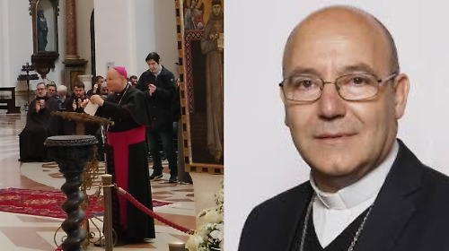 Monsignor Felice Accrocca nominato vescovo di Assisi: l'annuncio del vescovo uscente Domenico Sorrentino.&nbsp;VIDEO