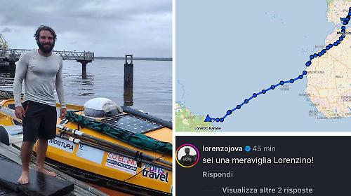 "Volevo riuscirci vivo": Lorenzo Baroni e la traversata dell'Atlantico a remi (tra ribaltamenti e avarie). Anche Jovanotti esalta il 28enne