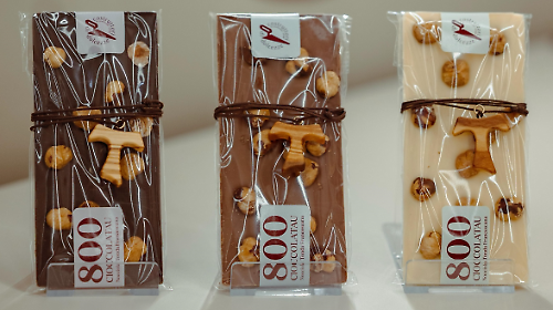 Con la nocciola Tonda Francescana nasce CioccolatoTau di Eurochocolate per l'ottavo centenario