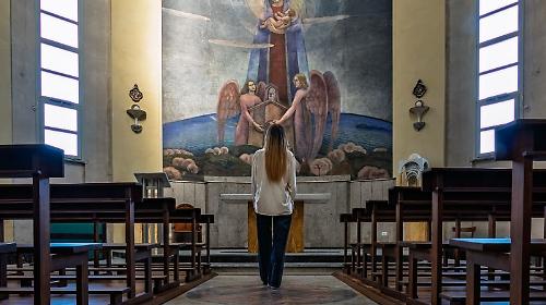 Nuova giovinezza per gli affreschi di Gerardo Dottori: al via il restauro delle opere nella Cappella dell'ex Policlinico di Monteluce