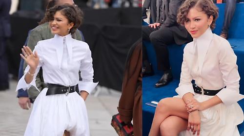 Zendaya sfoggia la fede nuziale alla settimana della moda di Parigi: i primi scatti dopo il matrimonio segreto con Tom Holland