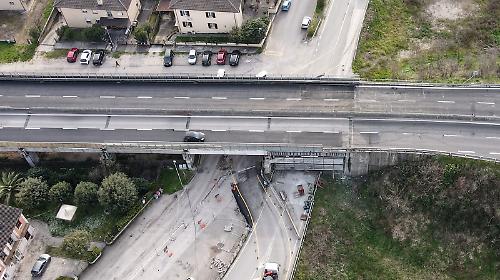 Ss75 Centrale Umbra, si torna a viaggiare sulle due corsie all'altezza del viadotto Spello