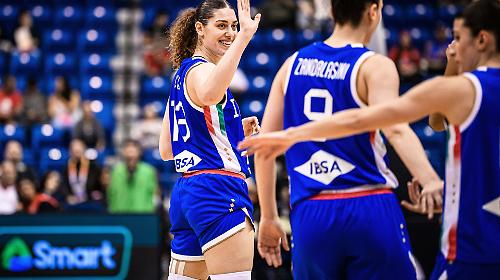 Team Usa troppo forte per l'Italia (93-59). Cubaj &egrave; la migliore delle azzurre