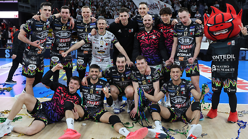 La Sir Perugia vola in semifinale playoff: Monza ko 3-0