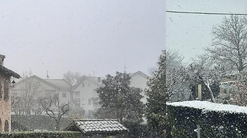In Umbria resiste l'inverno, la neve imbianca ancora il cuore verde