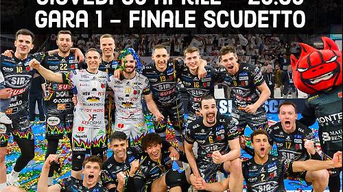 Ufficiale: gioved&igrave; 30 gara 1 per lo scudetto, via alla vendita dei biglietti per seguire la Sir Susa Scai