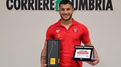 Montevago premiato dal Corriere: &ldquo;Il sogno? Salire col Perugia. Il Grifo e i suoi tifosi meritano un'altra categoria"