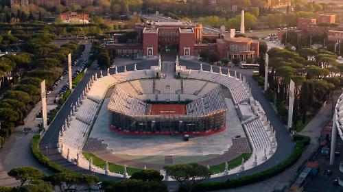 Tennis, Internazionali d'Italia: lo Stadio dei Marmi risanato con la tecnologia dell'azienda perugina Kimia