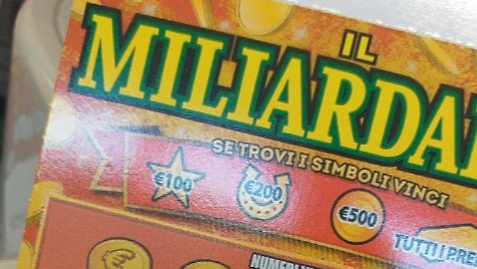 Gratta e vince cinque milioni: era la prima volta che comprava un Maxi Miliardario