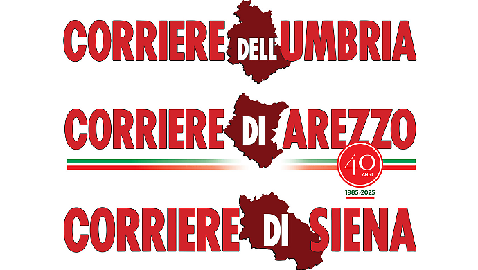 Oggi la testata del Corriere dell'Umbria in rosso per il 25 novembre: un segno per richiamare l’attenzione sulla violenza contro le donne