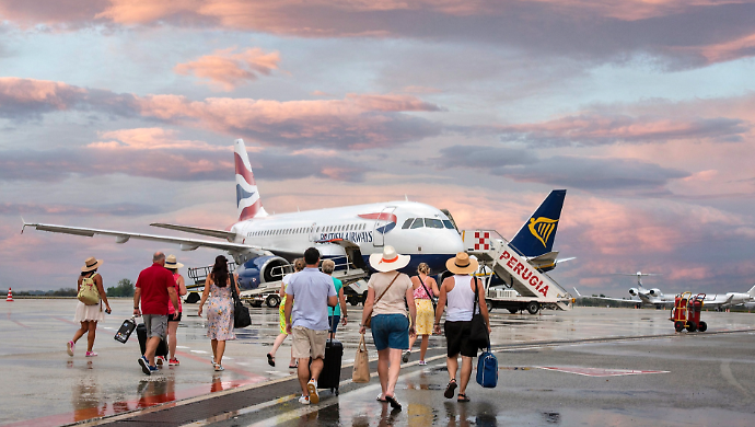 Aeroporto dell'Umbria, al via la stagione estiva 2026: aumenta la frequenza dei voli pi&ugrave; richiesti. Ecco tutte le rotte