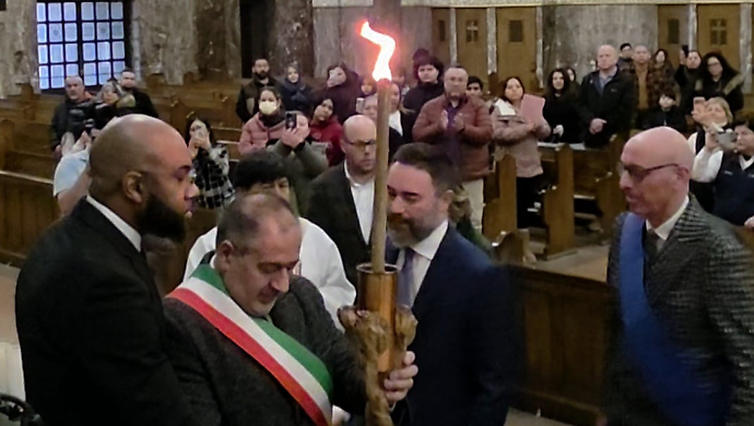 Accesa a Chicago la Fiaccola della pace e del perdono: Gemellaggio di fede con Cascia