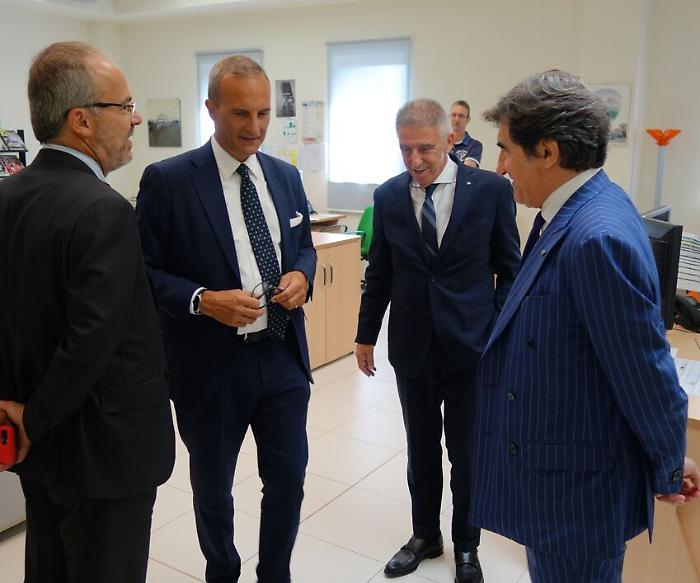 Perugia, le foto della visita di Urbano Cairo alla sede centrale del Corriere dell'Umbria