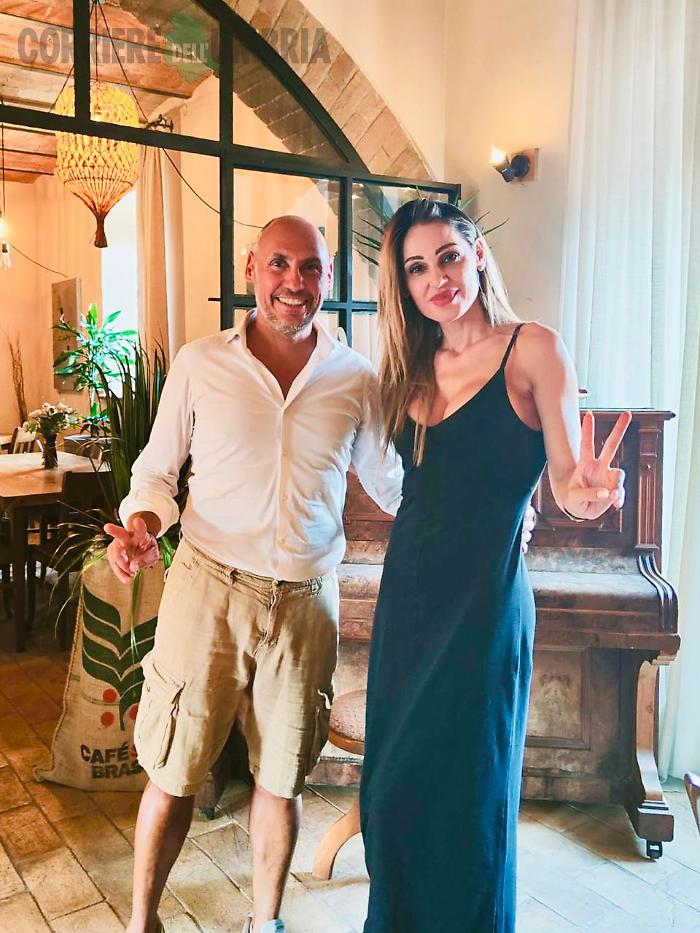 Anna Tatangelo sceglie la provincia di Terni per pranzo e gita di Ferragosto