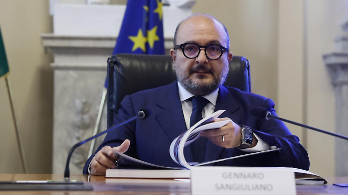ministro della Cultura Gennaro Sangiuliano