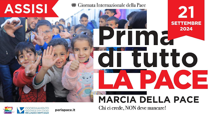 Assisi,  la Marcia in occasione della Giornata Internazionale della Pace indetta dall'Onu 