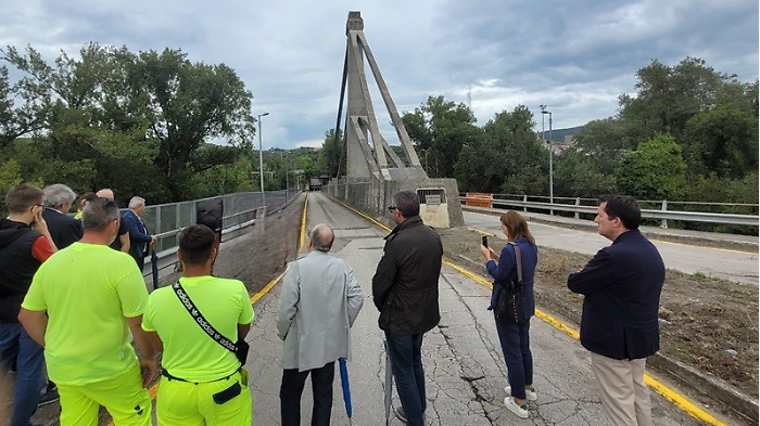 Narni, al via i lavori al ponte strallato di Nera Montoro. Melasecche "Impegno delle istituzioni e degli imprenditori"