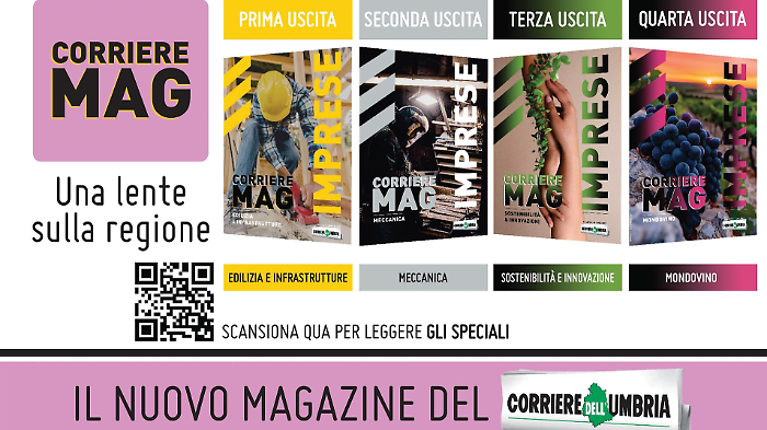Un viaggio di 68 pagine nell'Umbria del vino: ecco il link per sfogliare l'ultimo numero del Corriere Mag