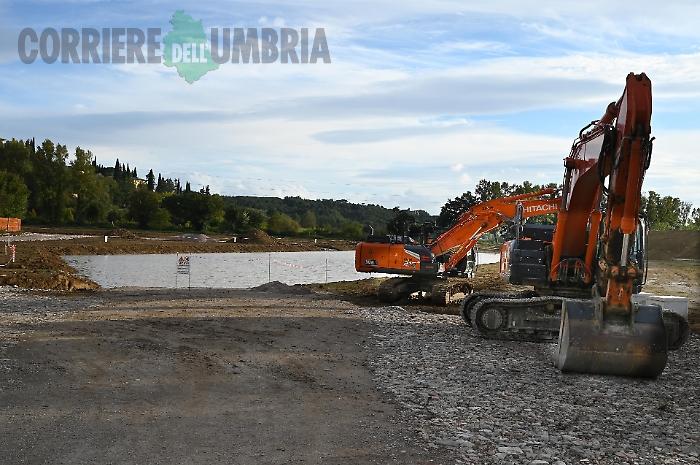Allarme maltempo e conta dei danni: il cantiere del metrobus diventa un lago