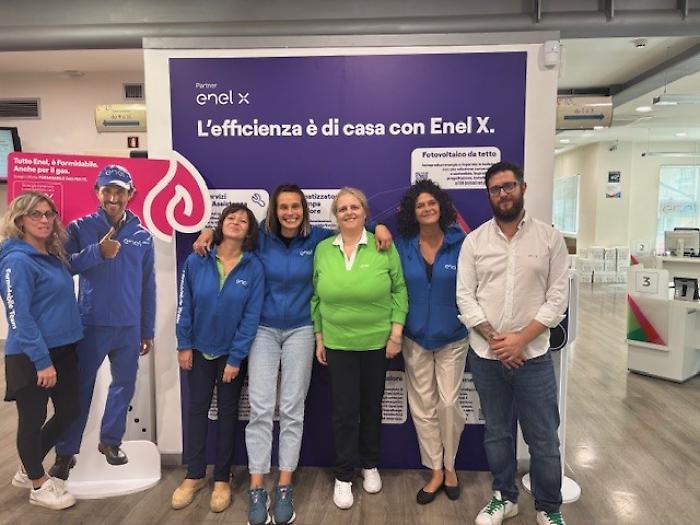 La squadra di Spazio Enel Arezzo