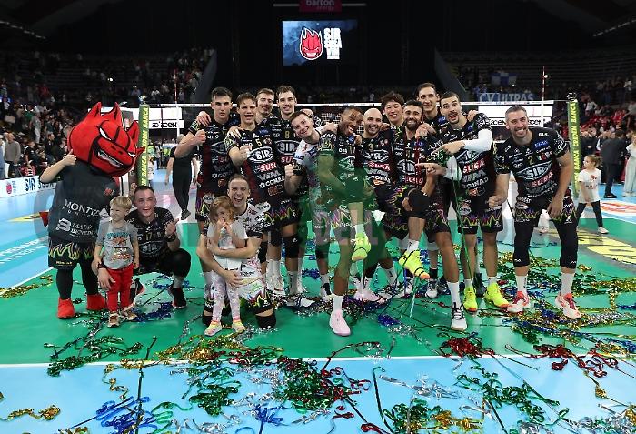 Perugia-Cisterna 3-1, la Sir vince in rimonta e cala il poker