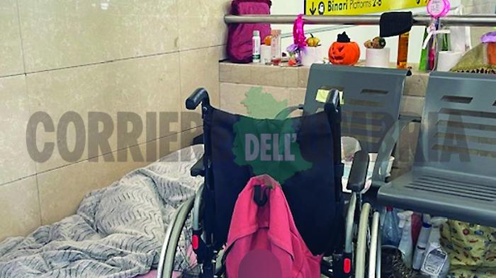 Senzatetto alla stazione