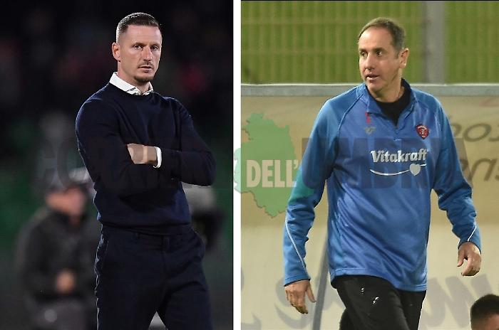 Zauli e Abate faccia a faccia sul derby tra Perugia e Ternana