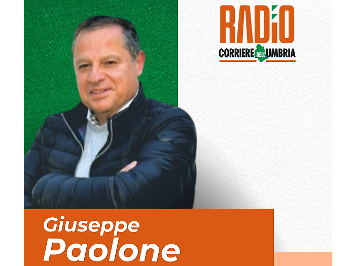 Radio Corriere dell'Umbria, l'intervista a Giuseppe Paolone, candidato presidente per Forza del popolo