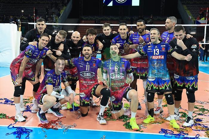 Perugia-Budejovice 3-0, tutto facile per la Sir nell'esordio in Champions League