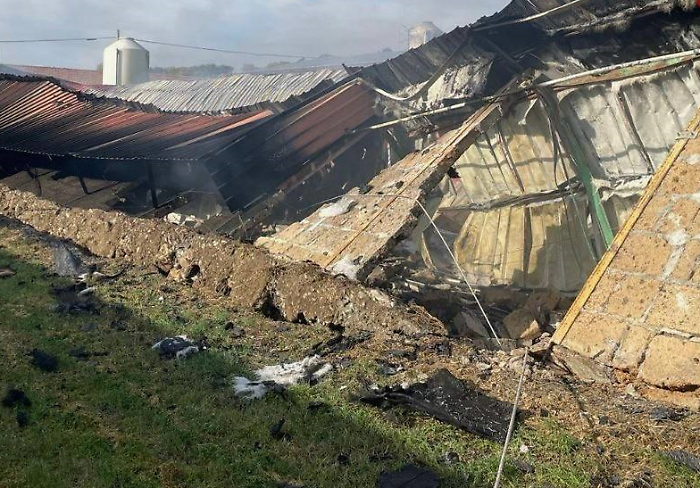 incendio allevamento città di castello