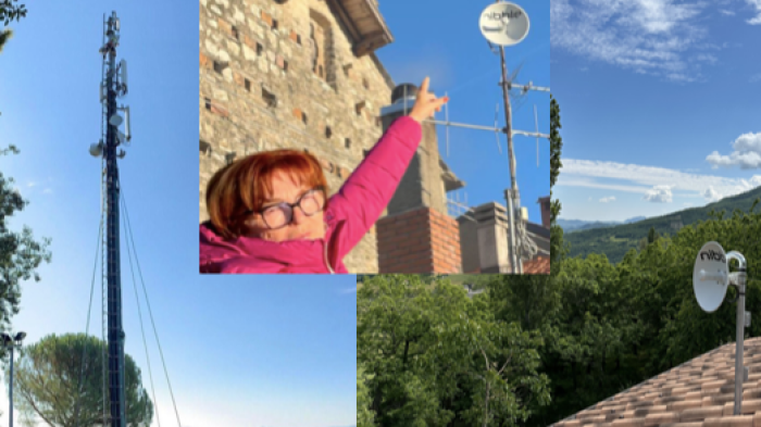 Pensionata connessa dopo una vita: "Ora navigo sul web anche tra i monti". Comune e provider,  modello per i luoghi senza segnale