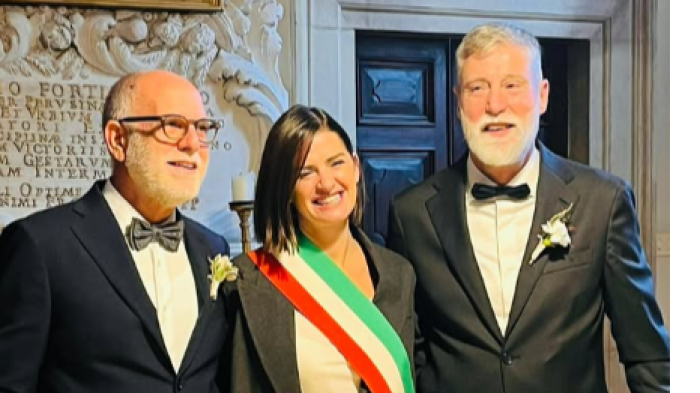 L'unione civile della sindaca Vittoria Ferdinandi