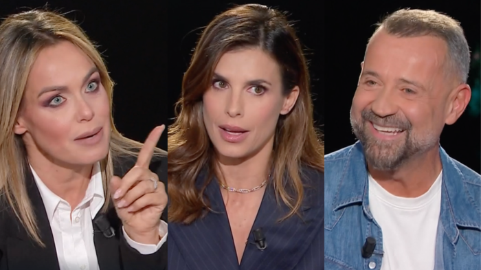 Sonia Bruganelli, Elisabetta Canalis e Fabio Volo