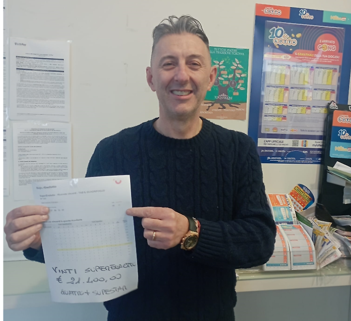 vincita supernalotto umbertide