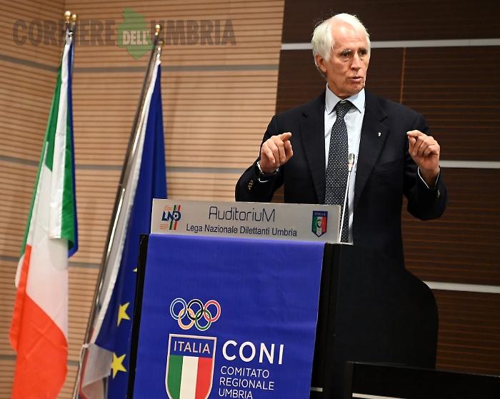 Malagò: "Qui in Umbria ci sono alcune eccellenze dello sport"