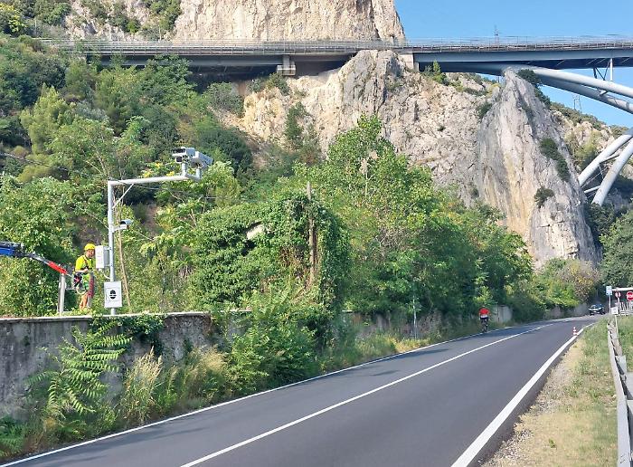 Terni, il tutor sulla strada Valnerina diventa autovelox