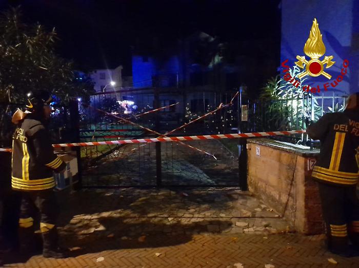 fuoco notte castel viscardo