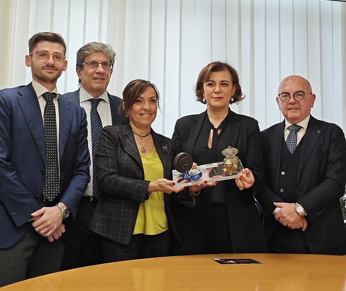 Il prefetto Antonietta Orlando in visita nella sede di Asm Terni SpA