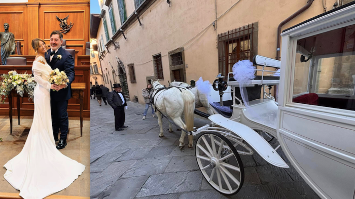 Sposi in carrozza