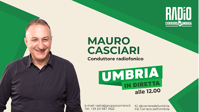Mauro Casciari ospite a Umbria in diretta
