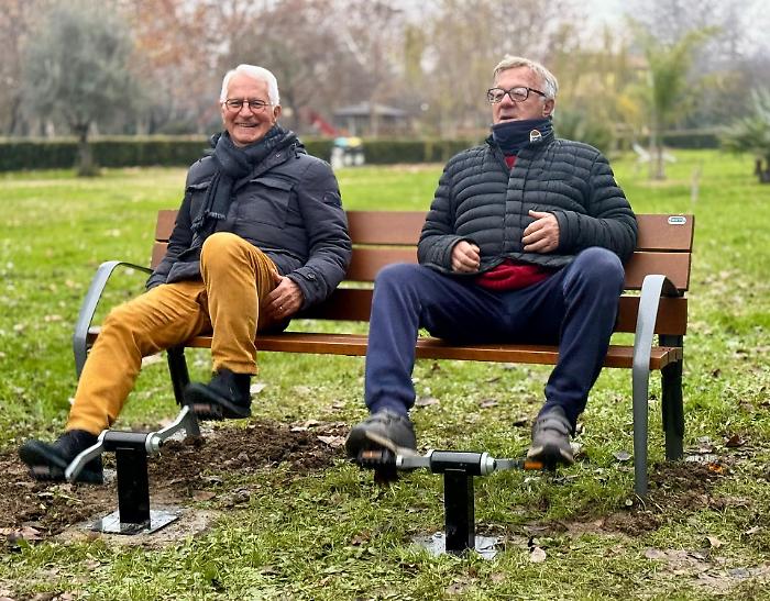 terni panchine pedali parco