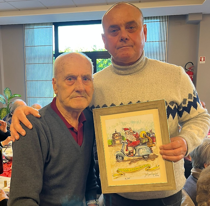 Marsilio Orlandi premiato da Massimo Bifolchi