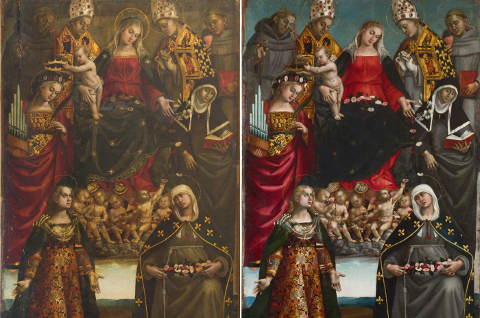 Città di Castello, torna a splendere la Pala di Santa Cecilia: ecco l'opera del Signorelli dopo il restauro