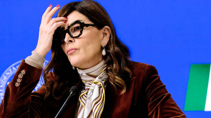 Il ministro del Turismo Daniela Santanchè