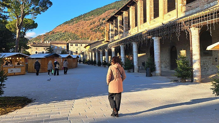 Piazza Quaranta martiri Gubbio 