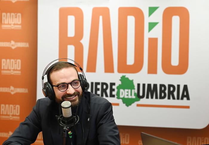 Perugia, l'assessore Andrea Stafisso ospite ai microfoni di Radio Corriere dell'Umbria: