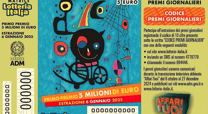 Lotteria Italia, in Umbria arrivano 400 mila euro: a Foligno il colpo più ricco. Tutti i codici dei biglietti vincenti